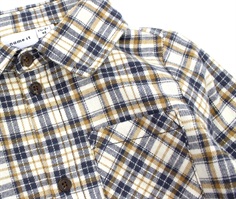 Name It buttercream ternet skjorte